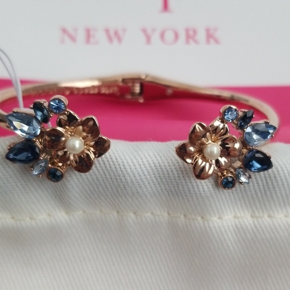 kate spade Jewelry - NWT Kate Spade Wild Garden Hinged Bracelet